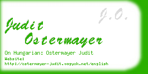 judit ostermayer business card
